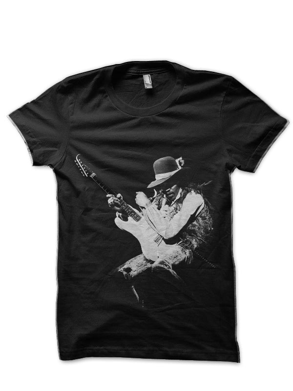 Jimi Hendrix Half Sleeve Black T-Shirt