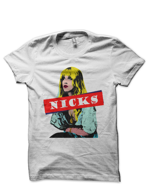 Stevie Nicks-Fleetwood Mac White T-Shirt