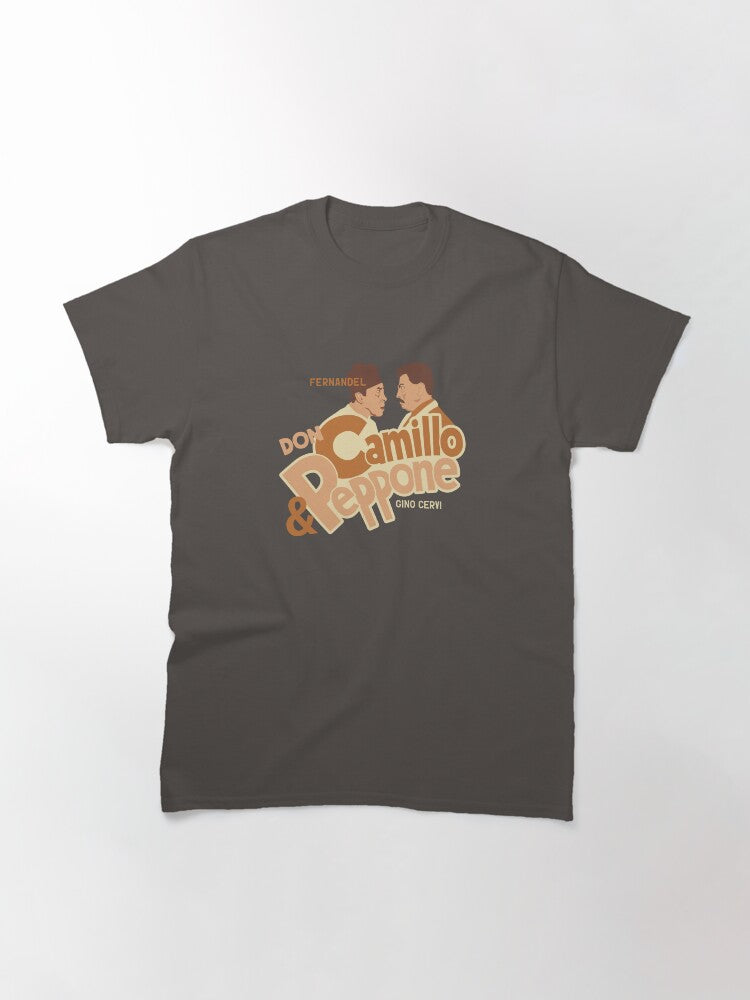 Don Camillo and Peppone Illustration - Fernandel Classic T-Shirt