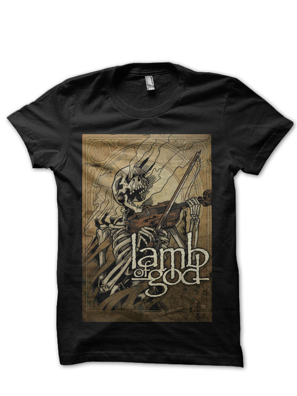 Lamb Of God Heavy Metal Black T-Shirt