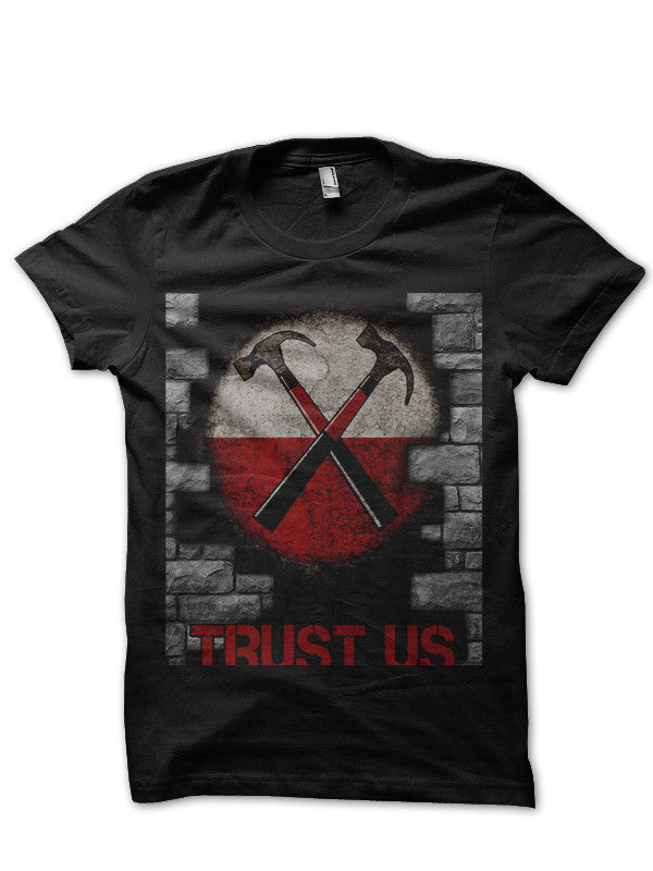 Pink Floyd Trust Us Black T-Shirt