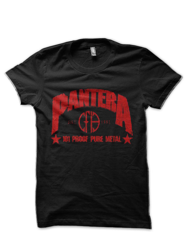 Pantera Black Half Sleeve T-Shirt