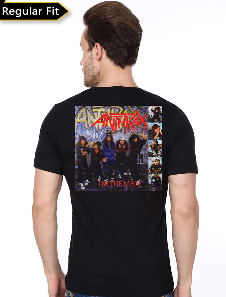 Anthrax Rock Band Black T-Shirt
