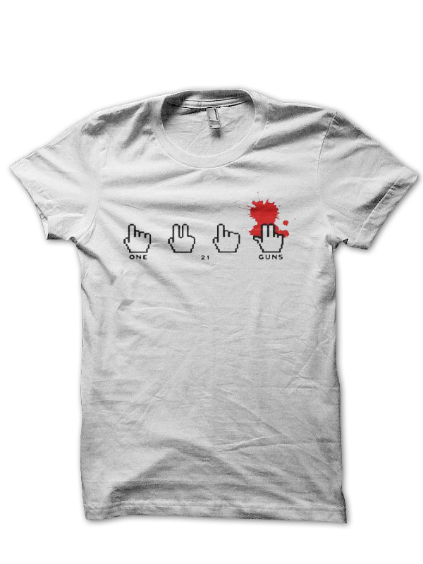 One 21 Guns Half Sleeve T-Shirt