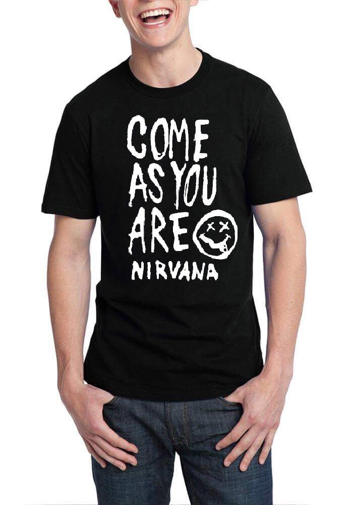 Nirvana Come As You Are Black T-Shirt
