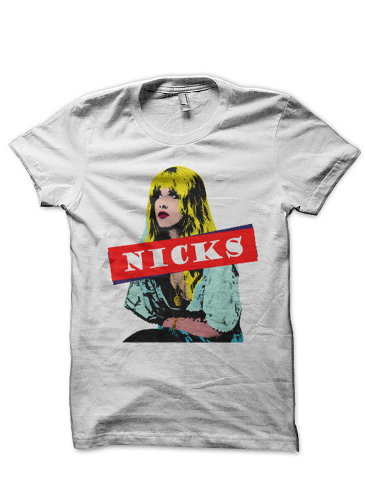 Stevie Nicks-Fleetwood Mac White T-Shirt