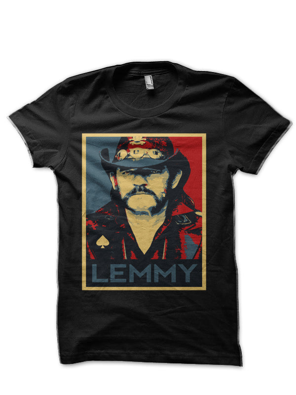 Lemmy Hope Portrait Half Sleeve T-Shirt
