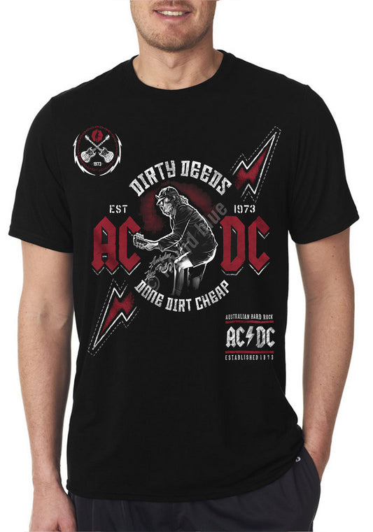 AC DC Band Black T-Shirt