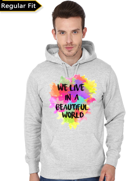 Cold Play Grey Melange Hoodie