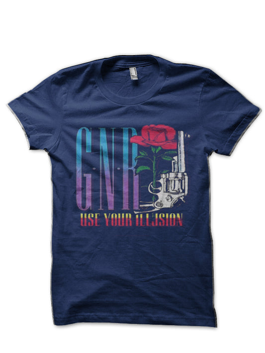 Guns N' Roses Black Half Sleeve T-Shirt