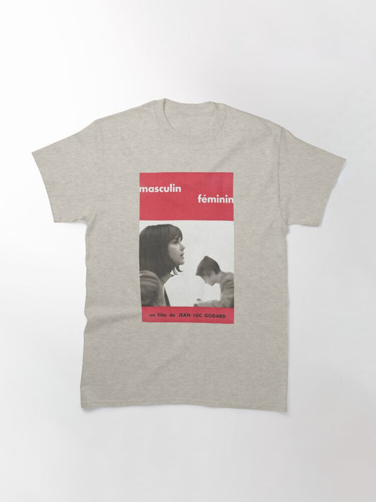 Masculin Feminin Jean Luc Godard Classic T-Shirt