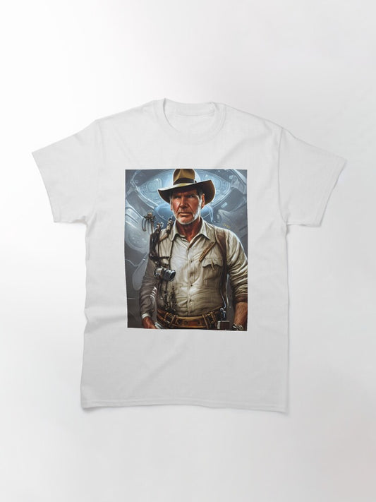 Harrison Ford as Indy Portrait Classic T-Shirt