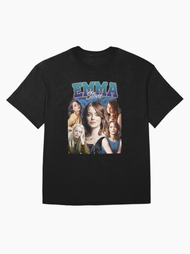 Emma Stone Retro Style Oversized T-Shirt