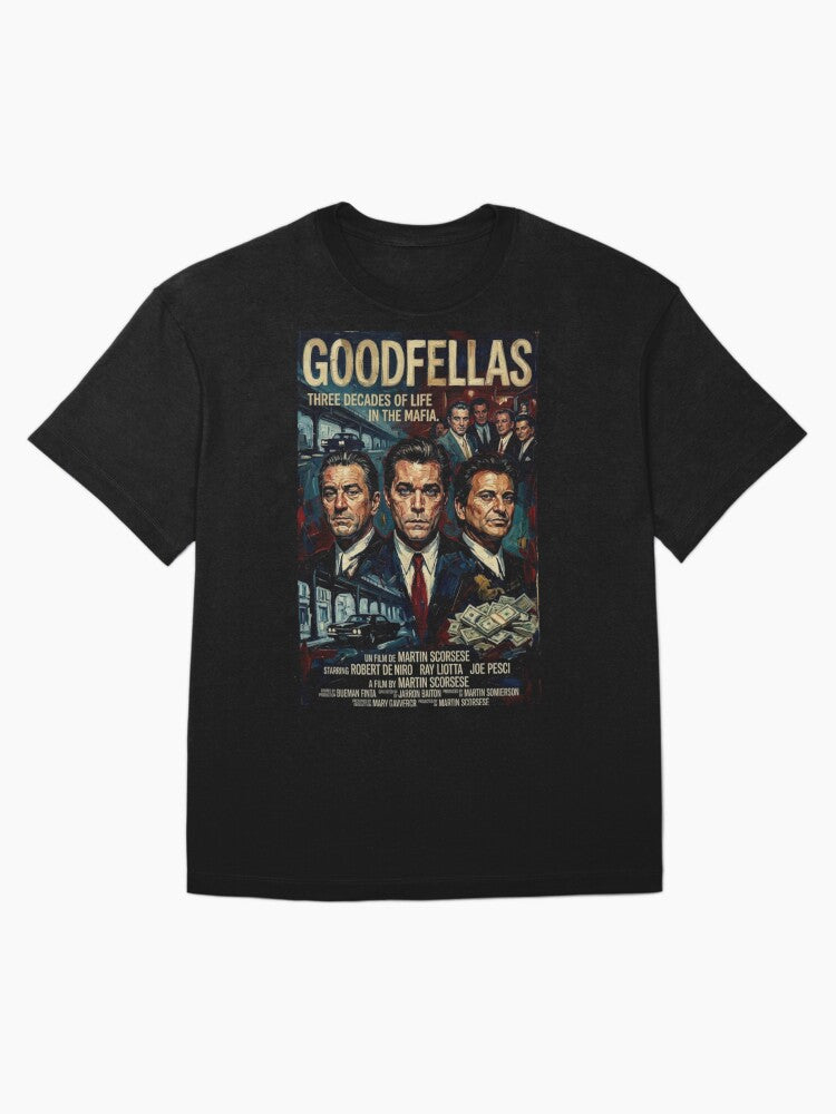 Three Decades of Life in the Mafia: Vintage Crime Art Oversized T-Shirt