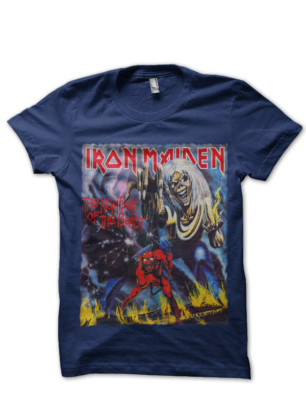 Iron Maiden Navy Blue Tee