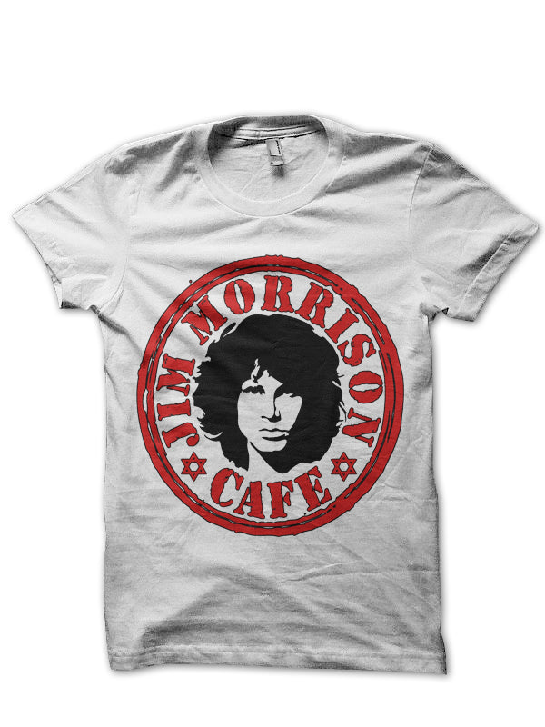 Jim Morisson Cafe White T-Shirt