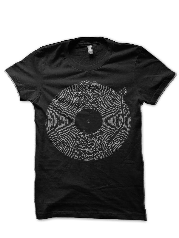Joy Division Vinyl Black T-Shirt