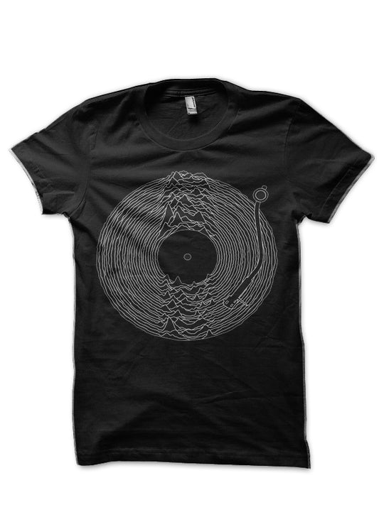 Joy Division Vinyl Black T-Shirt
