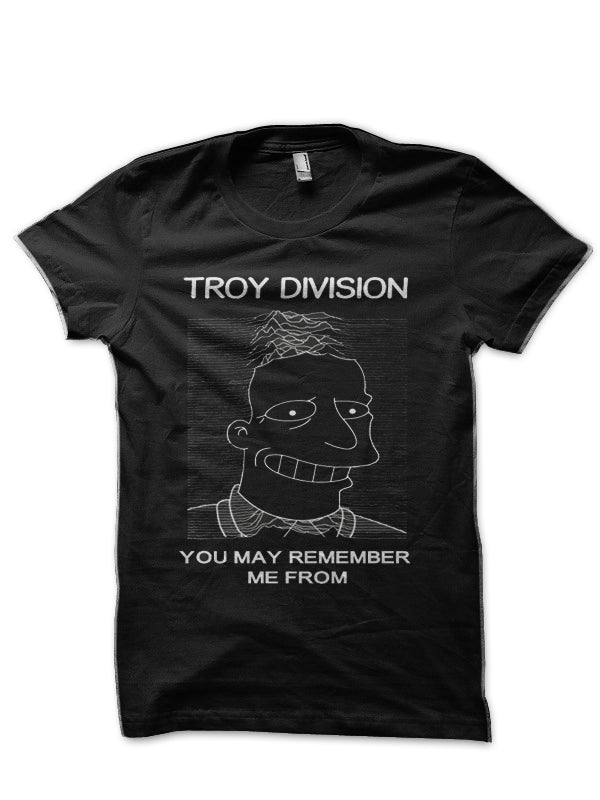 Troy Division Black T-Shirt