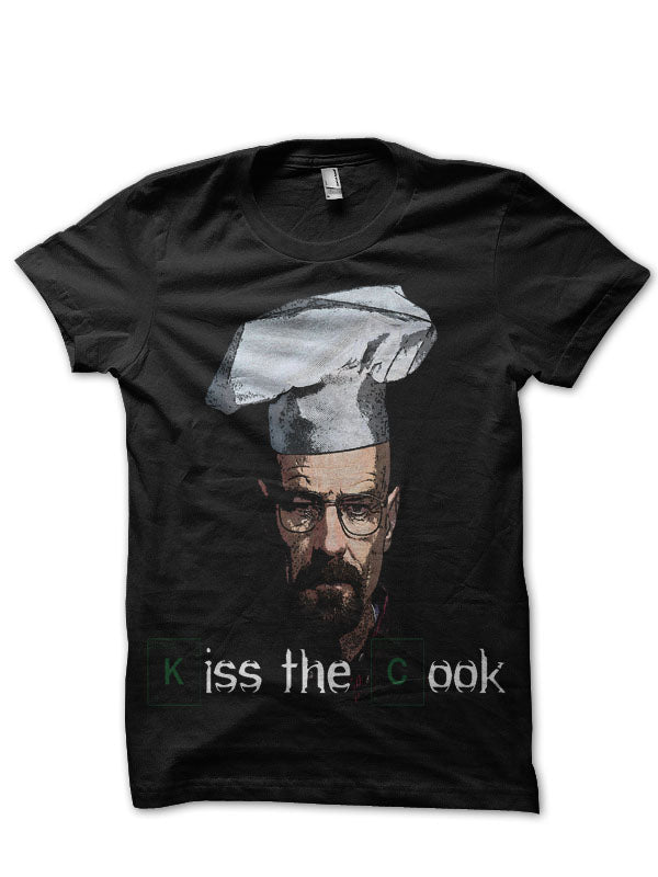 Kiss The Cook Black T-Shirt