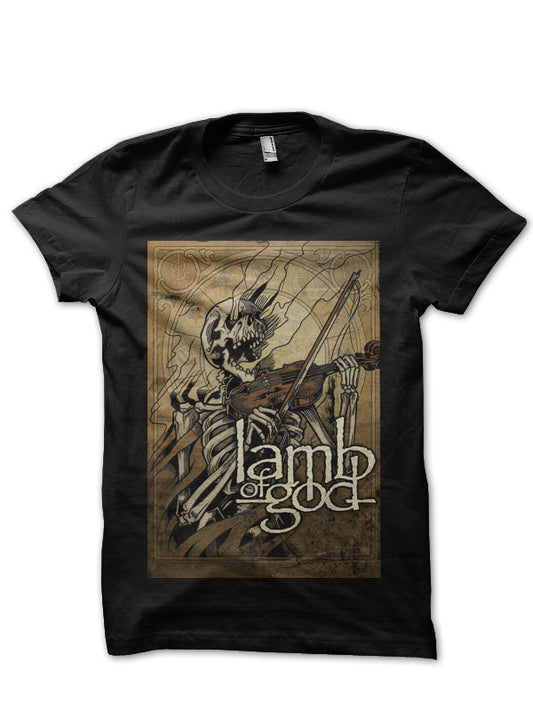 Lamb Of God Heavy Metal Black T-Shirt