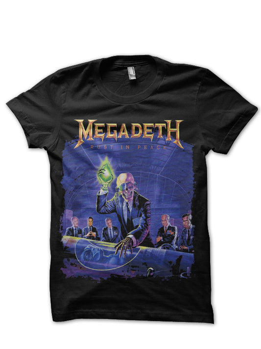 Megadeth Rust In Peace Black T-Shirt