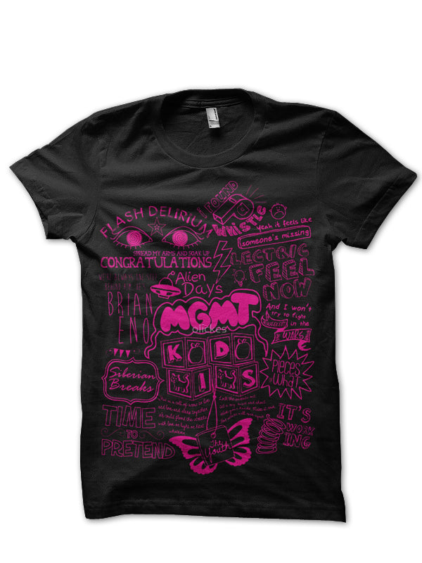 MGMT Black Men's T-Shirt