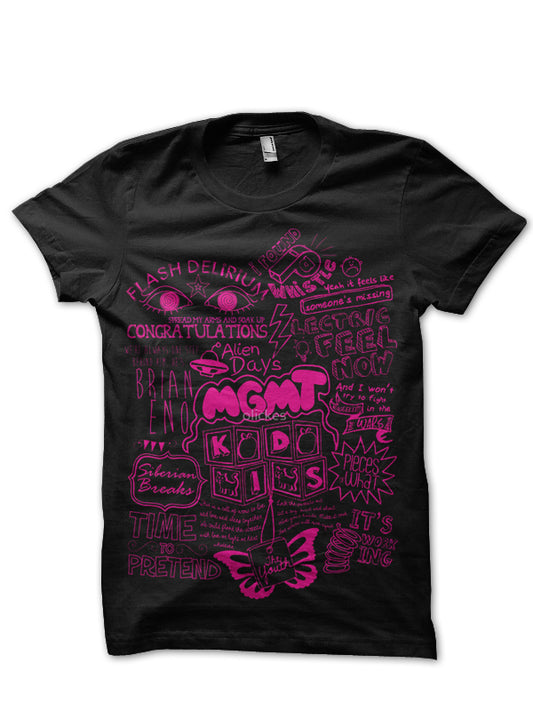 MGMT Black Men's T-Shirt