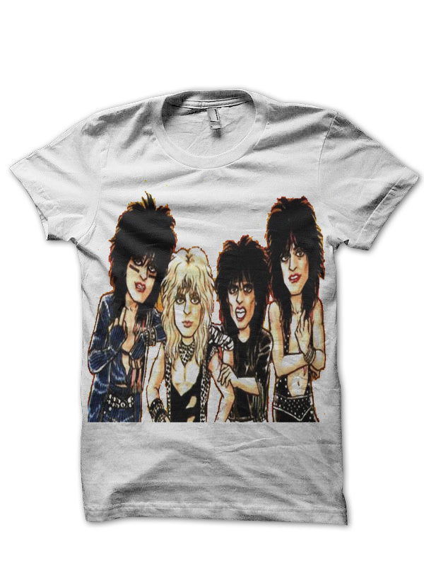 Motley Crue White Tee