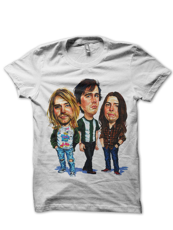 Nirvana Half Sleeve T-Shirt