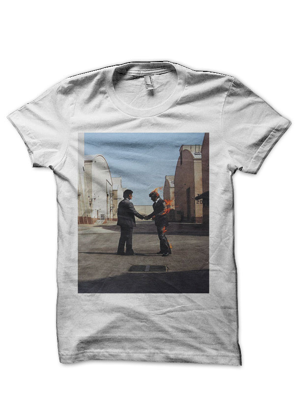 Pink Floyd Half Sleeve White T-Shirt