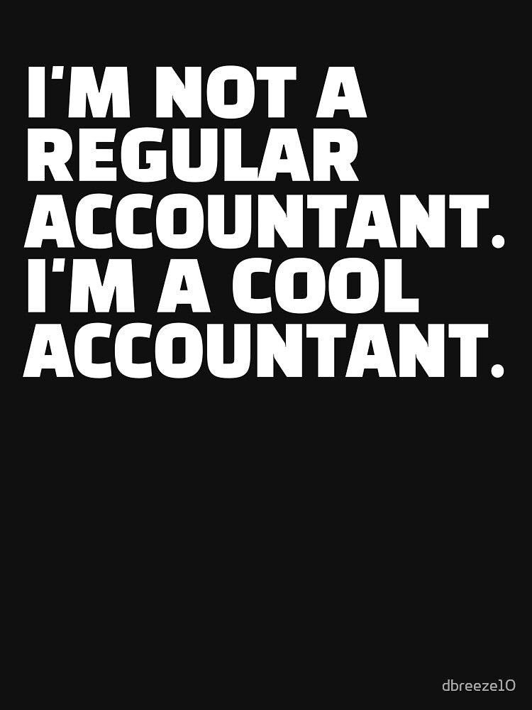 Cool Accountant Vibes – Graphic Print Half Sleeve T-Shirt