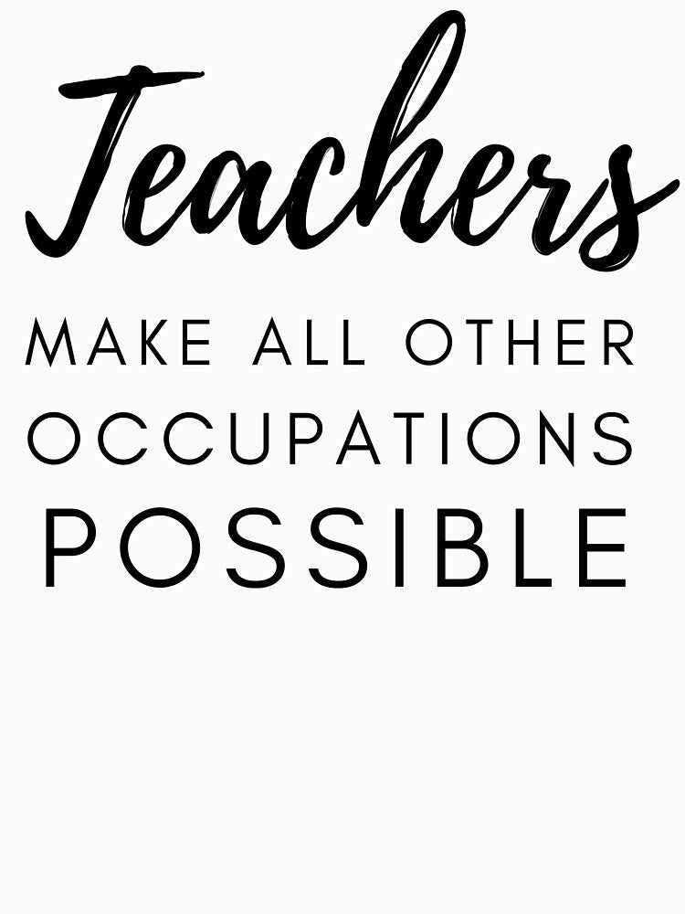 Teaching Builds Futures – Graphic Print Half Sleeve Tee