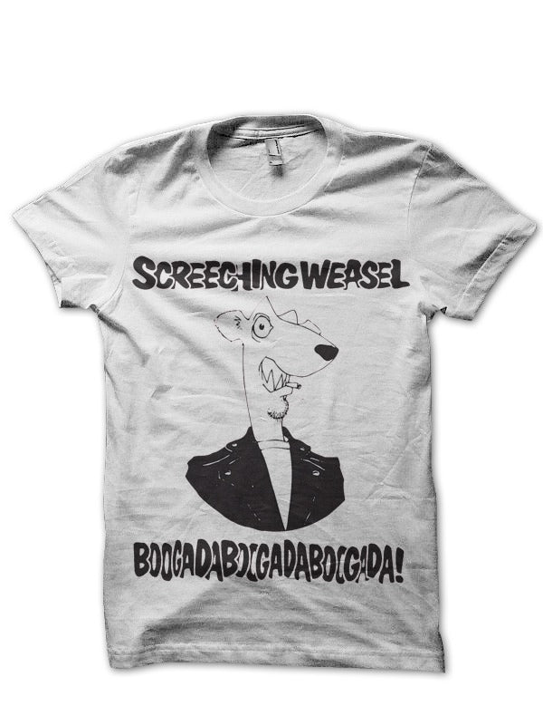 Screeching Weasel White T-Shirt