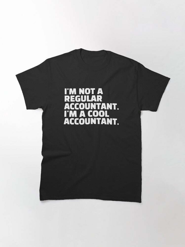 Cool Accountant Vibes – Graphic Print Half Sleeve T-Shirt