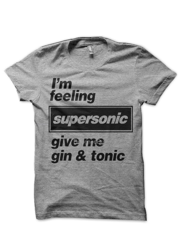 Oasis - Supersonic Lyrics T-Shirt