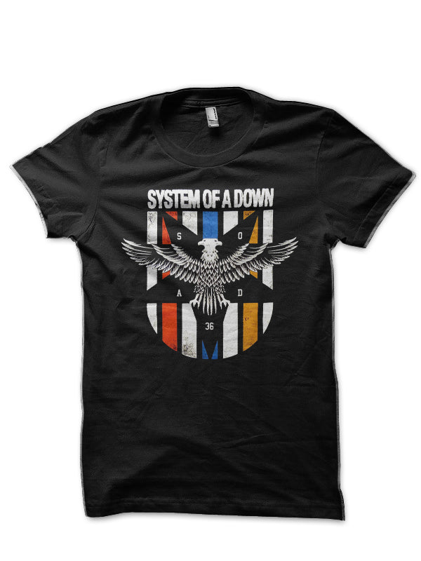 System Of A Down Black T-Shirt