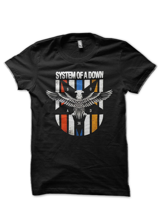 System Of A Down Black T-Shirt