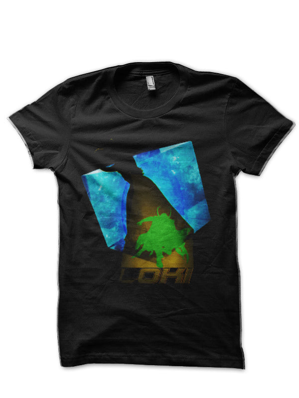 Loki Tesseract Black Half Sleeve T-Shirt