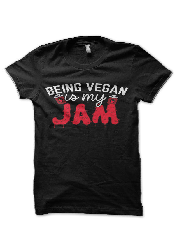 jam Black Half Sleeve T-Shirt