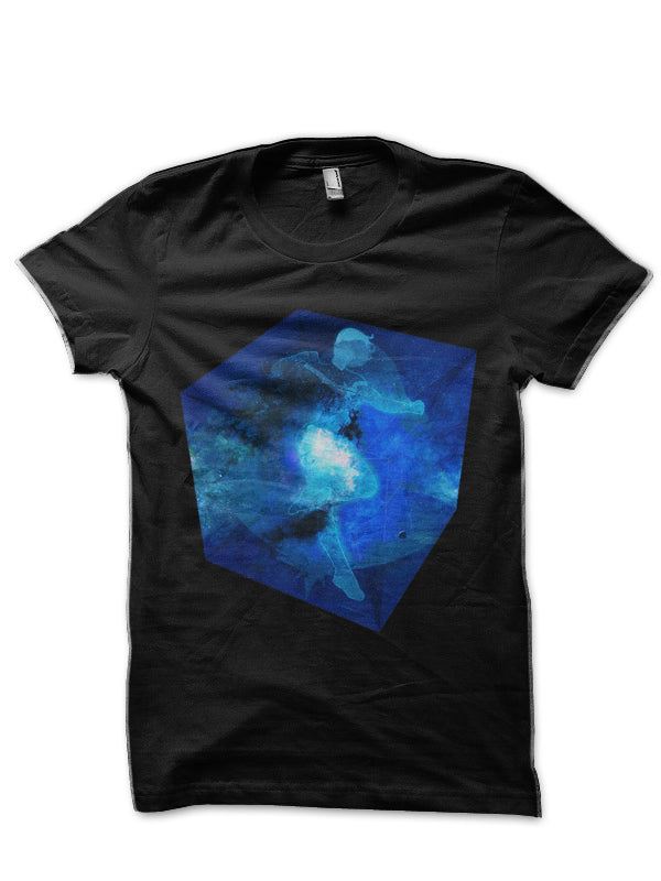 Tesseract Black Half Sleeve T-Shirt