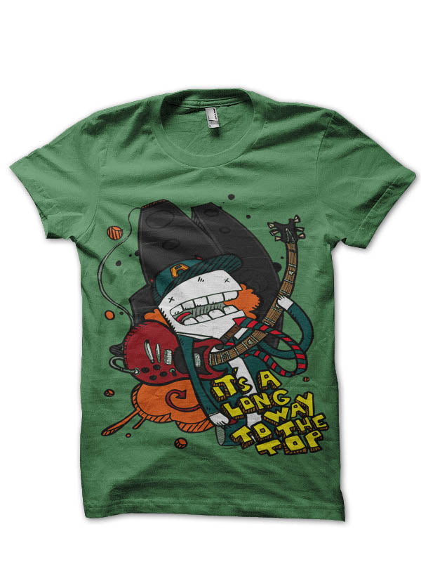 AC DC Green T-Shirt