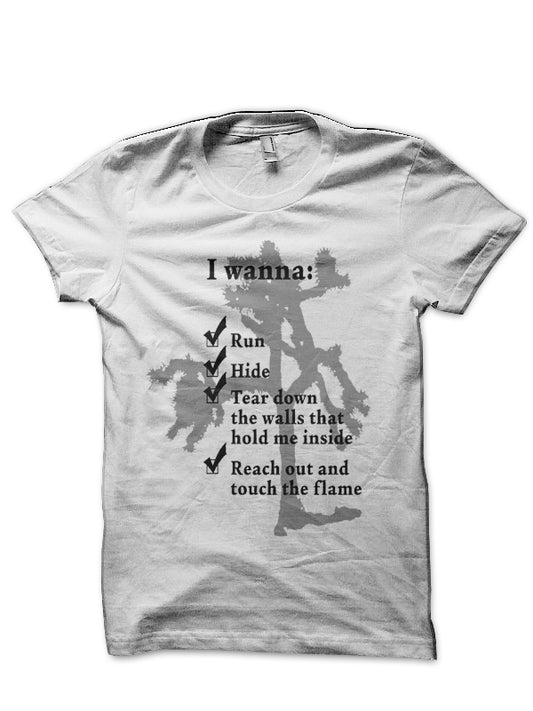 U2 White T-Shirt